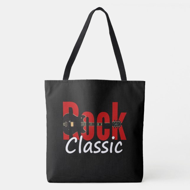 Classic Rock Tote Bag (Front)