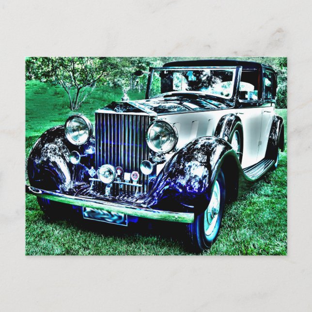 Classic Roll Royce Postcard (Front)