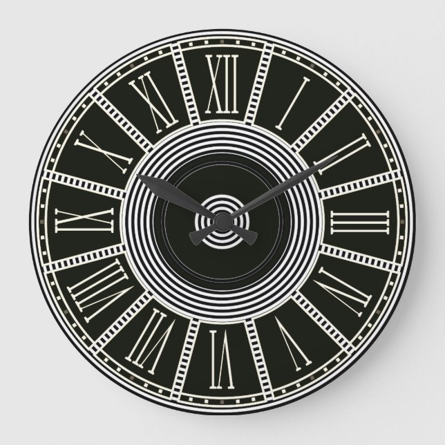 Classic Roman Numeral Large Clock (Front)