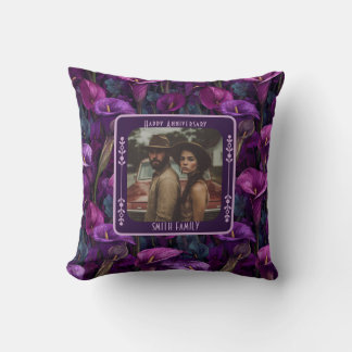 Classic Romantic Golden Anniversary Throw Pillow