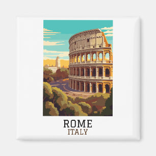 Classic Rome Italy Colosseum Historic Magnet