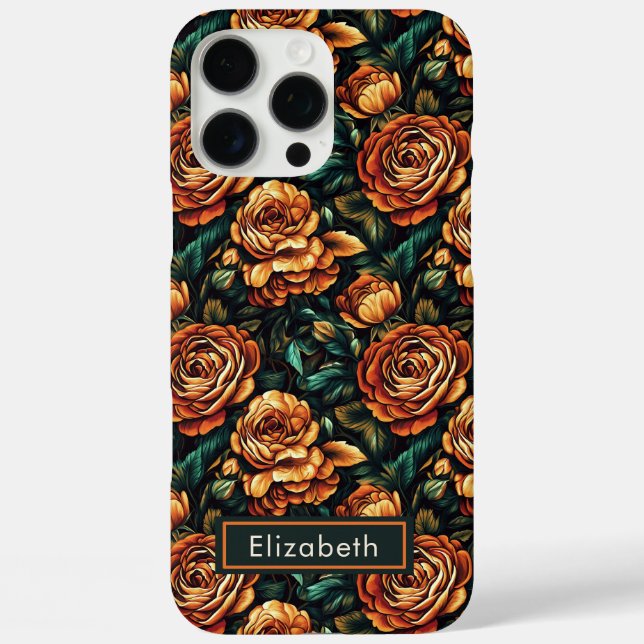 Classic Rose Custom Name Iphone Case For Coworkers (Back)