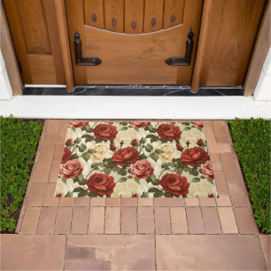 Classic Rose Garden Doormat