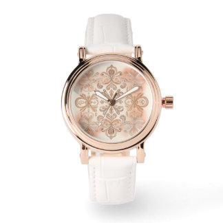 Classic, Rose Gold Artwork,Women eWatch Watch