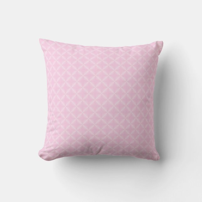 Classic Rose Rhombus Pattern Cushion (Front)