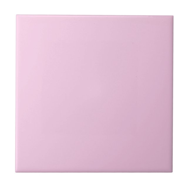 Classic Rose Solid Colour Ceramic Tile (Front)