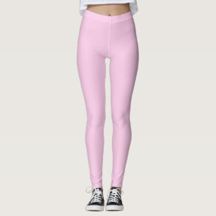 Classic Rose Solid Colour Leggings
