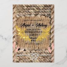 Classic Rough Rope Wedding