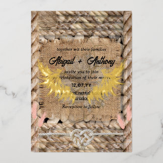 Classic Rough Rope Wedding