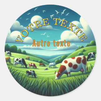 Classic Round Label (Cheese)