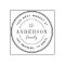 Classic Round Logo Family Name Return Address
