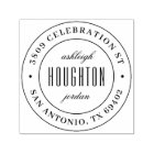 Classic Round Script Names Return Address