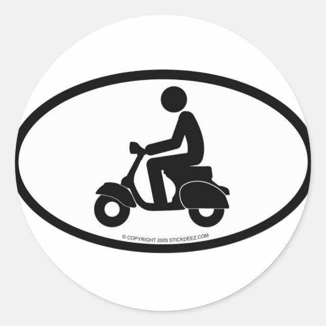 . CLASSIC ROUND STICKER (Front)