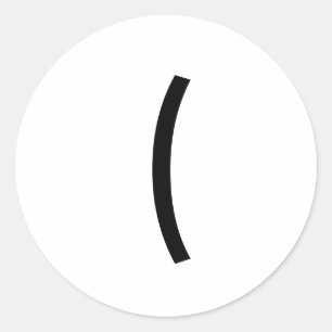 ( CLASSIC ROUND STICKER