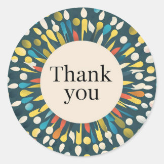 Classic Round Sticker Beautiful design