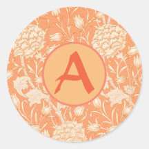 CLASSIC ROUND Sticker CUSTOM MONOGRAM