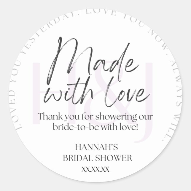 Classic Round Stickers (Front)