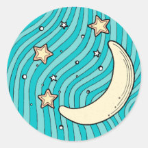 Classic Round Stickers for Kids Birthday Crafts