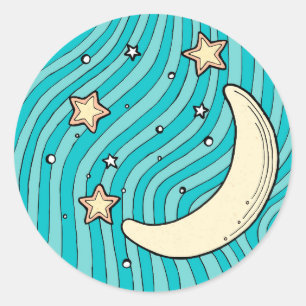 Classic Round Stickers for Kids Birthday Crafts