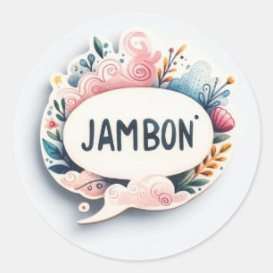 Classic round stickers (Ham)