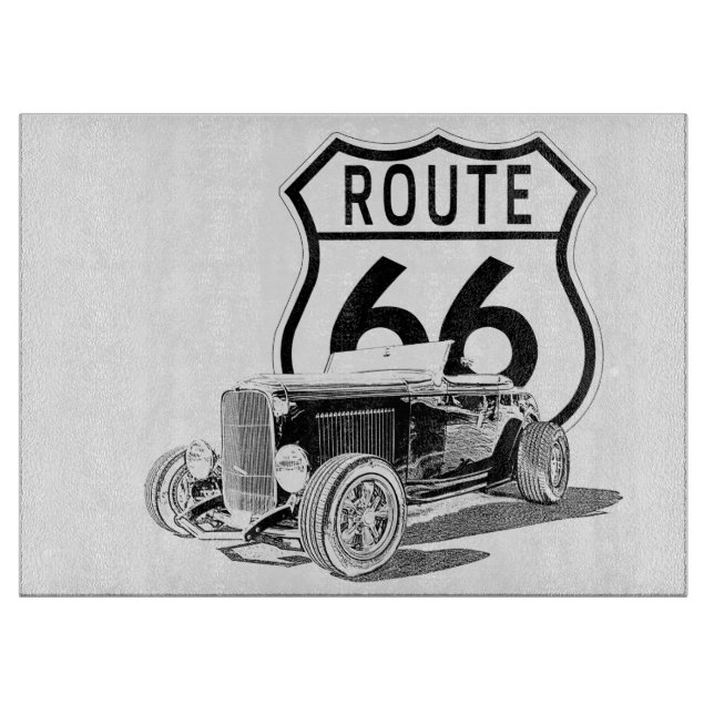 Classic Route 66 Cutting Boards (Front)