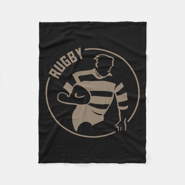 Classic Rugby Fleece Blanket (Front)