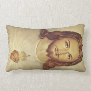 Classic Sacred Heart of Jesus Lumbar Pillows