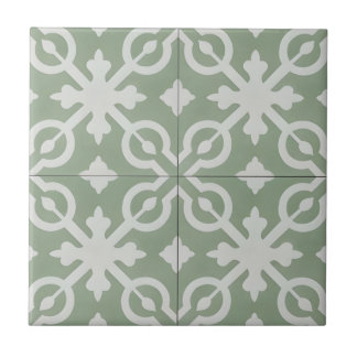 classic sage green tiles