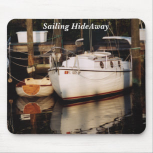 Classic Sailboat with Dink Mouse Pad