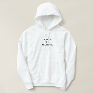 Classic "SaltyByNature" Hoodie - White