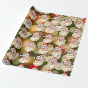 Classic Santa Claus Christmas Wrapper Wrapping Paper
