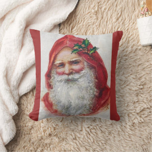 Classic Santa Fine Art Portrait Pillows