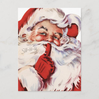 Classic Santa Holiday Postcard