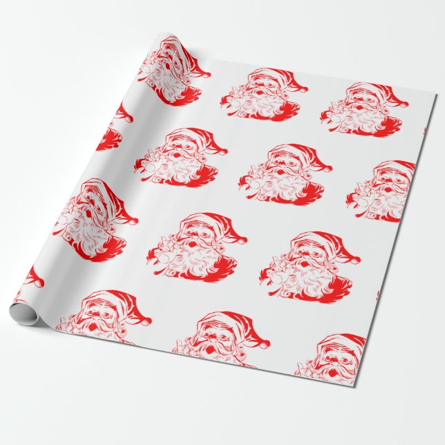 Classic Santa Paper (Unrolled)