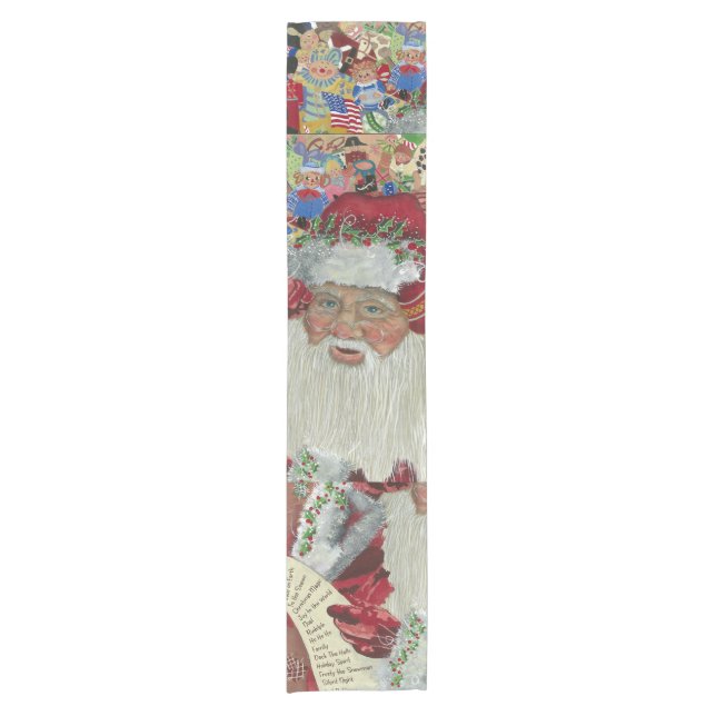 Classic Santa Table Runner Festive Christmas 20XX (Front)