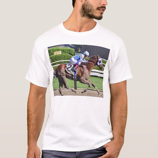 Classic Saratoga Horse Racing T-Shirts (Front)