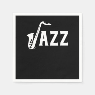 Classic Saxophone Music Jazz Band Lovers Gifts Napkin