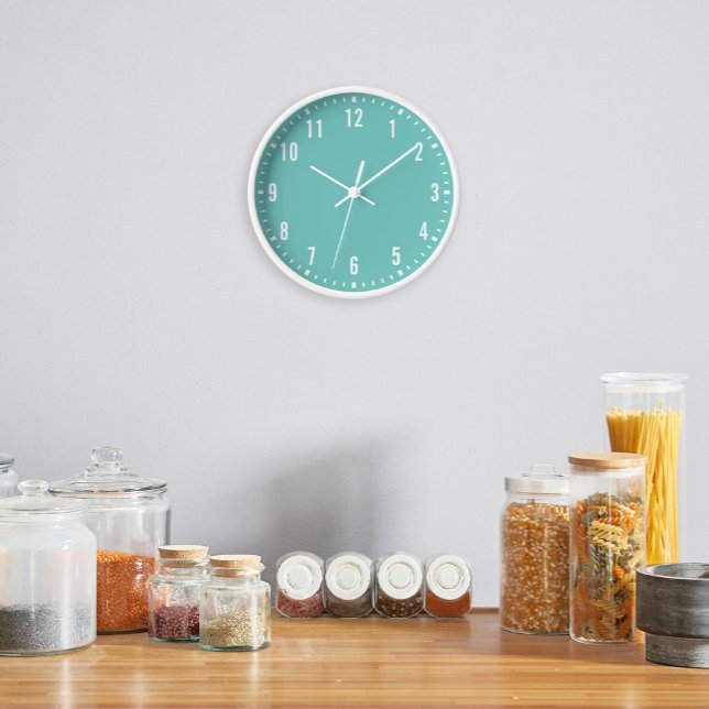 Classic School Mint Teal Clock (Creator Uploaded)