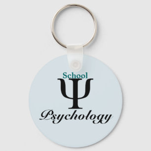 Classic School Psychology Key Chain