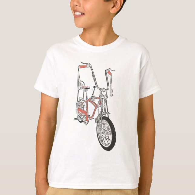 Classic Schwinn Orange Krate 60's Bike Bicycle T-Shirt (Front)