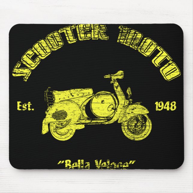 Classic Scooter Mousepad (Front)