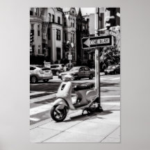Classic Scooter Poster | New York USA