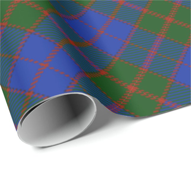 Classic Scottish Clan Tartan Plaid Patterned Wrapping Paper (Roll Corner)