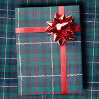 Classic Scottish Hunter Green & Navy Clan Tartan