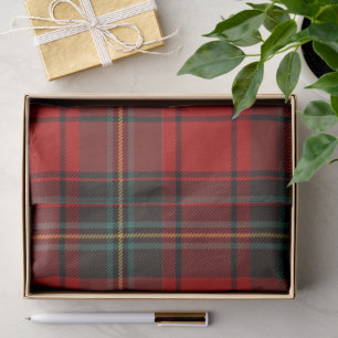 Classic Scottish Tartan Heritage Festive Christmas Tissue Paper