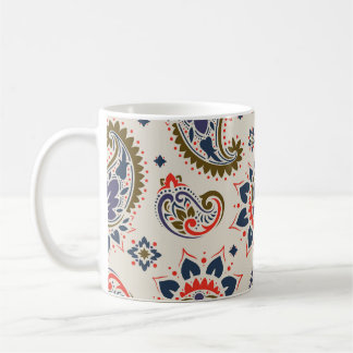 Classic seamless paisley pattern design. coffee mug
