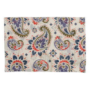 Classic seamless paisley pattern design. pillowcase