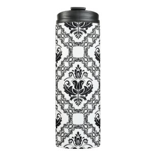 Classic seamless vintage pattern. Damask orient or Thermal Tumbler