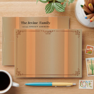 Classic Seventies Custom Photo Envelope