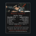 Classic Shave, Men's Barbers Advertising Flyer<br><div class="desc">Classic Shave,  Men's Barbers Advertising Flyers By The Business Card Store.</div>